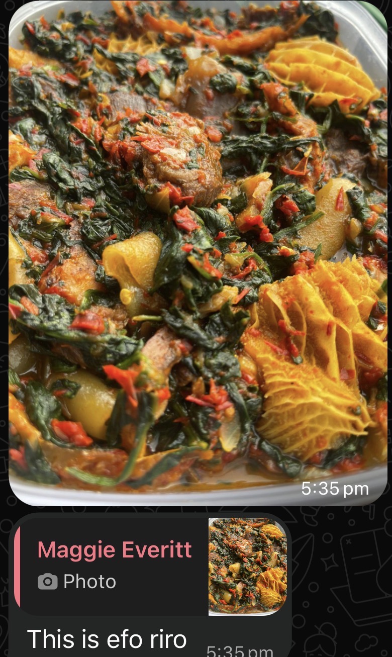 Efo Riro "Spinach Soup"